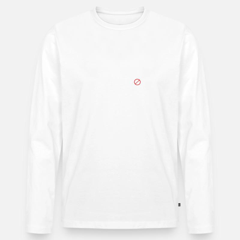Omas gegen rechts - Männer Premium Bio Langarmshirt - Weiß