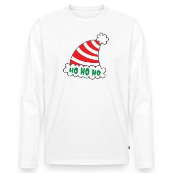 Wichteln Hässliche Sachen Wichtelspiel Weihnachten - Männer Premium Bio Langarmshirt - Weiß - Vorne - Nico (187cm)