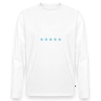 Latein Lehrer 2024 Lateinlehrer Latin Teacher - Männer Premium Bio Langarmshirt - Weiß - Vorne - Nico (187cm)
