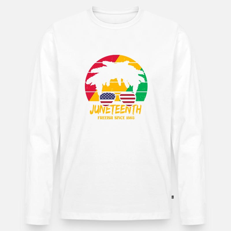 Juneteenth - Männer Premium Bio Langarmshirt - undefined