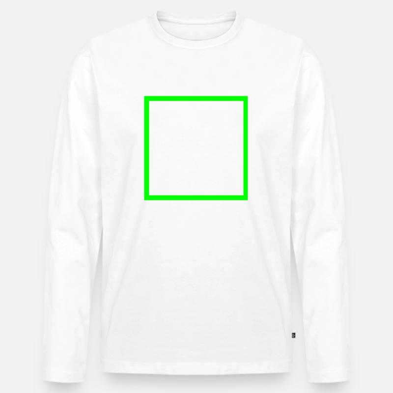 Hakuna ma Techno - Männer Premium Bio Langarmshirt - Weiß