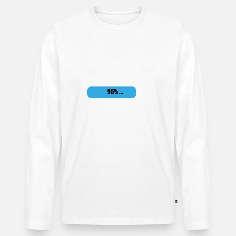 kayaker in progress - Männer Premium Bio Langarmshirt - undefined
