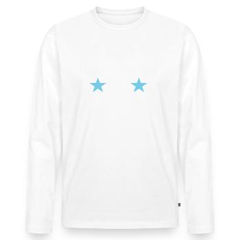 Spengler Bester Papa Vatertag Geburtstag Klempner - Männer Premium Bio Langarmshirt - Weiß - Vorne - Nico (187cm)