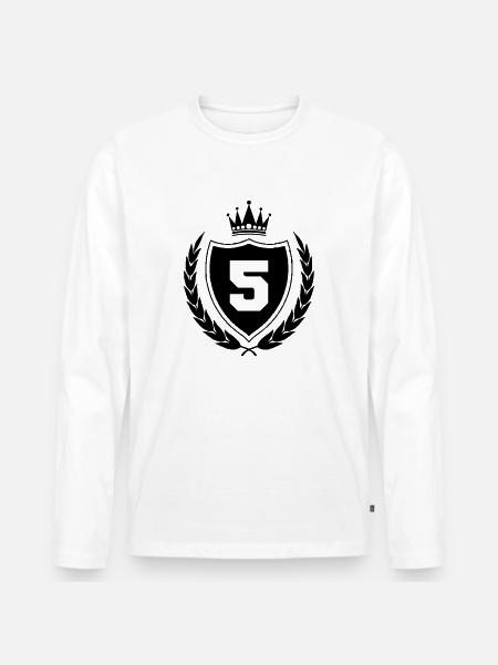 coat of arms 5 - Men's Premium Organic Long Sleeve Shirt - white