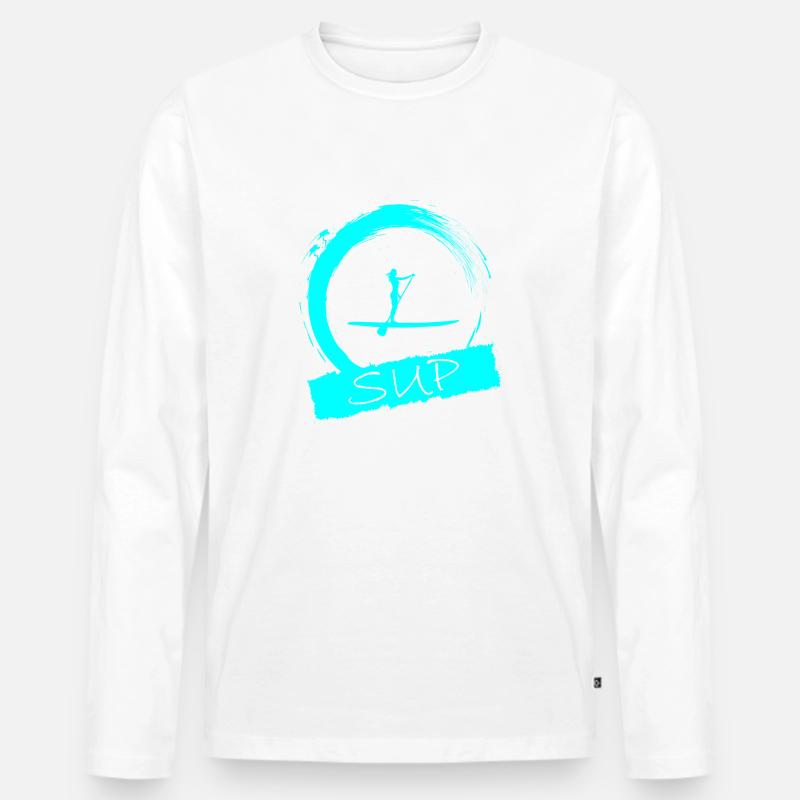Stand Up Paddle - Männer Premium Bio Langarmshirt - undefined