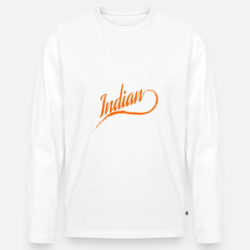 Indianer - Männer Premium Bio Langarmshirt - undefined