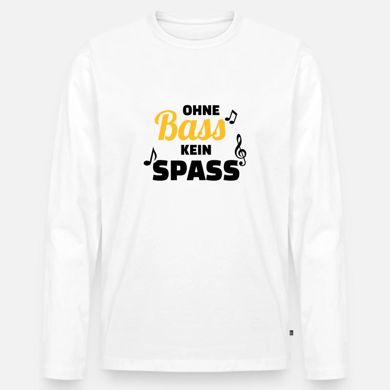 Chor - Männer Premium Bio Langarmshirt - Weiß