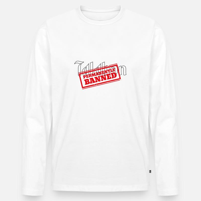 Talahon - permanently banned - Männer Premium Bio Langarmshirt - undefined