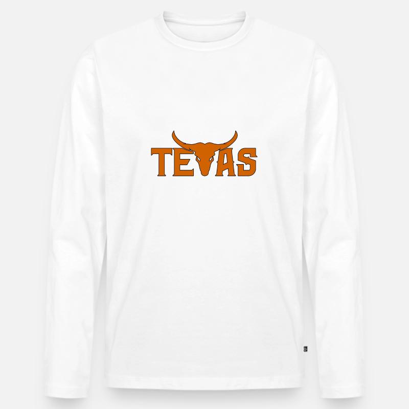 Texas - Männer Premium Bio Langarmshirt - undefined
