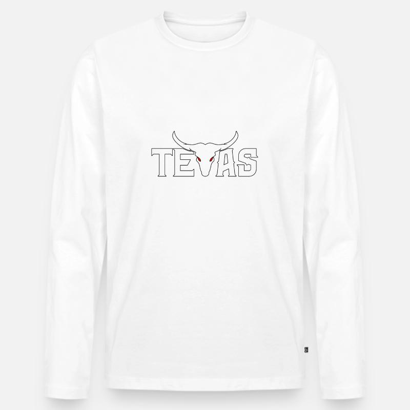 Texas - Männer Premium Bio Langarmshirt - undefined