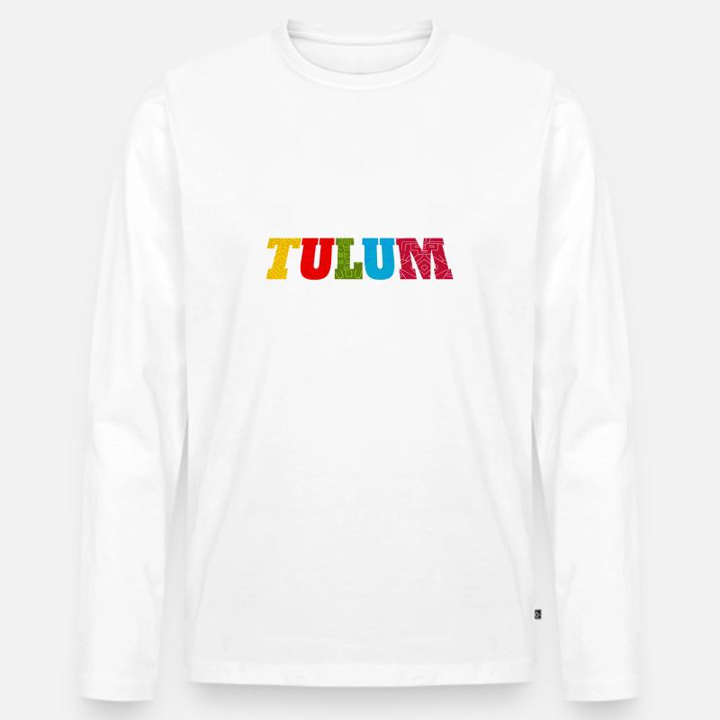 Tulum Mexico - Männer Premium Bio Langarmshirt - undefined