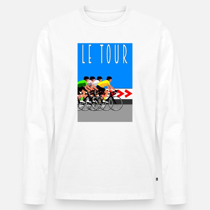 Lass unser - Männer Premium Bio Langarmshirt - Weiß