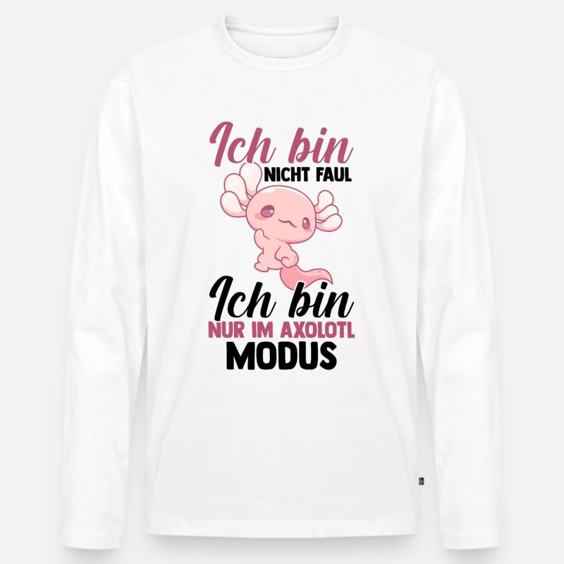 Axolotl - Männer Premium Bio Langarmshirt - undefined