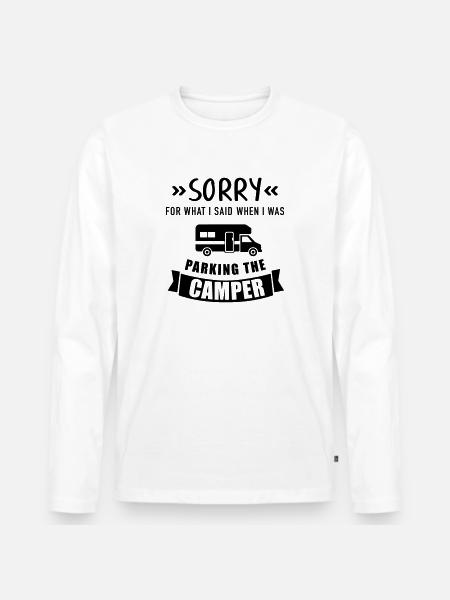 Camper - Men's Premium Organic Long Sleeve Shirt - white