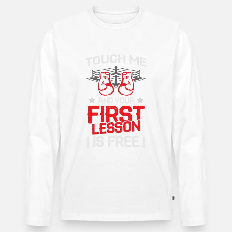boxer boxhandschuhe - Männer Premium Bio Langarmshirt - undefined