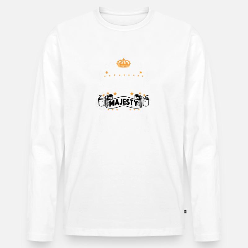 Comptable T drôle de dire comptable motive - T-shirt manches longues Premium bio Homme - blanc