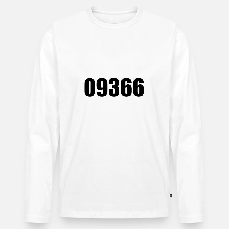 Stollberg - Männer Premium Bio Langarmshirt - Weiß