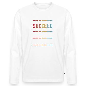 Phil Name Personalisierter Lustiger Geburtstag Weihnachten - Männer Premium Bio Langarmshirt - Weiß - Vorne - Nico (187cm)