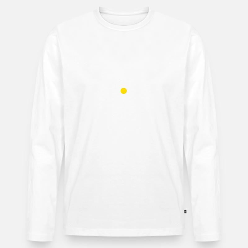 Daisy Dream - Männer Premium Bio Langarmshirt - Weiß