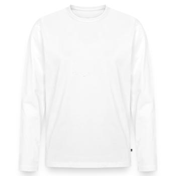 Sharp knives are important - Men's Premium Organic Long Sleeve Shirt - white - Front - Nico (187cm)