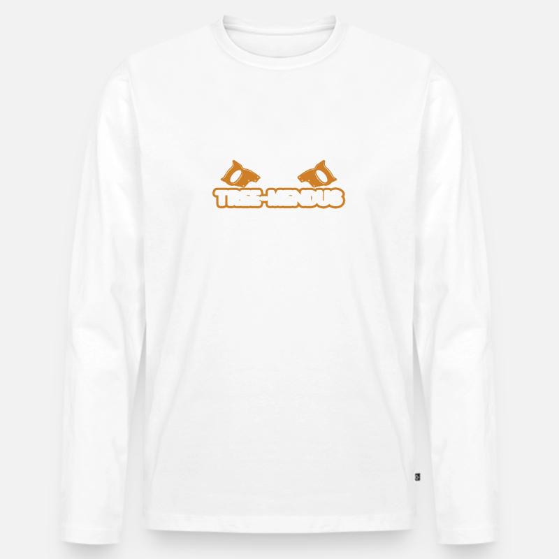Feeling Tree Mendus Today - Men's Premium Organic Long Sleeve Shirt - white