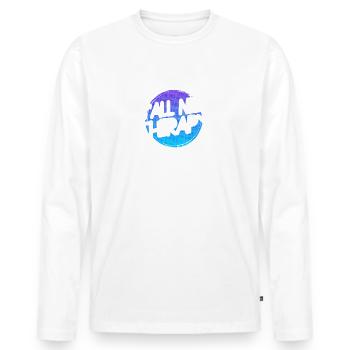 Ihr Alle Braucht Eine Therapie - Männer Premium Bio Langarmshirt - Weiß - Vorne - Nico (187cm)