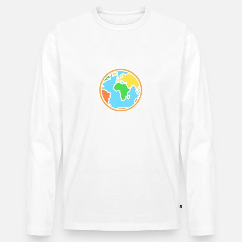 Reise Humor Urlaub - Männer Premium Bio Langarmshirt - Weiß