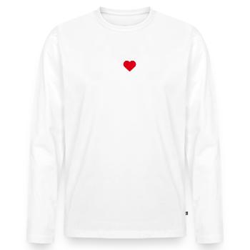 J’aime Bangkok Empire Cool Thaïlande État Drapeau Jeu de mots - T-shirt manches longues Premium bio Homme - blanc - Devant - Nico (187cm)