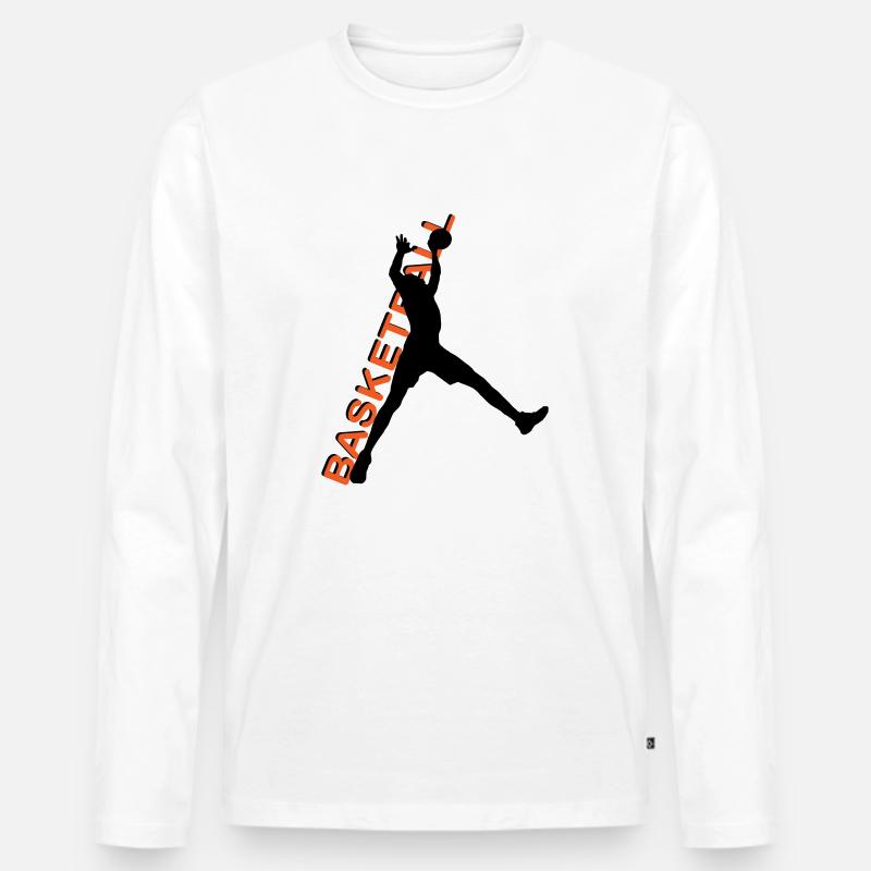 Sport. - Männer Premium Bio Langarmshirt - Weiß
