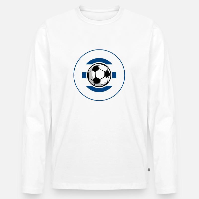 Luzern - Männer Premium Bio Langarmshirt - Weiß