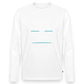 Diving Crew - Männer Premium Bio Langarmshirt - Weiß - Vorne - Nico (187cm)