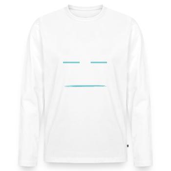Dancing Crew - Männer Premium Bio Langarmshirt - Weiß - Vorne - Nico (187cm)