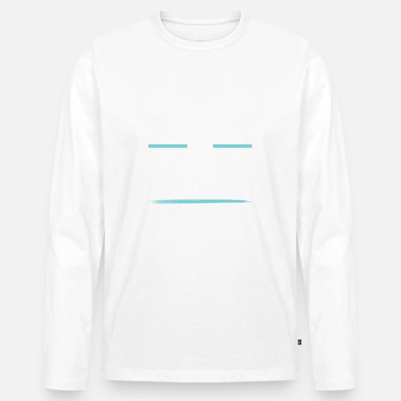 Dancing Crew - Männer Premium Bio Langarmshirt - Weiß