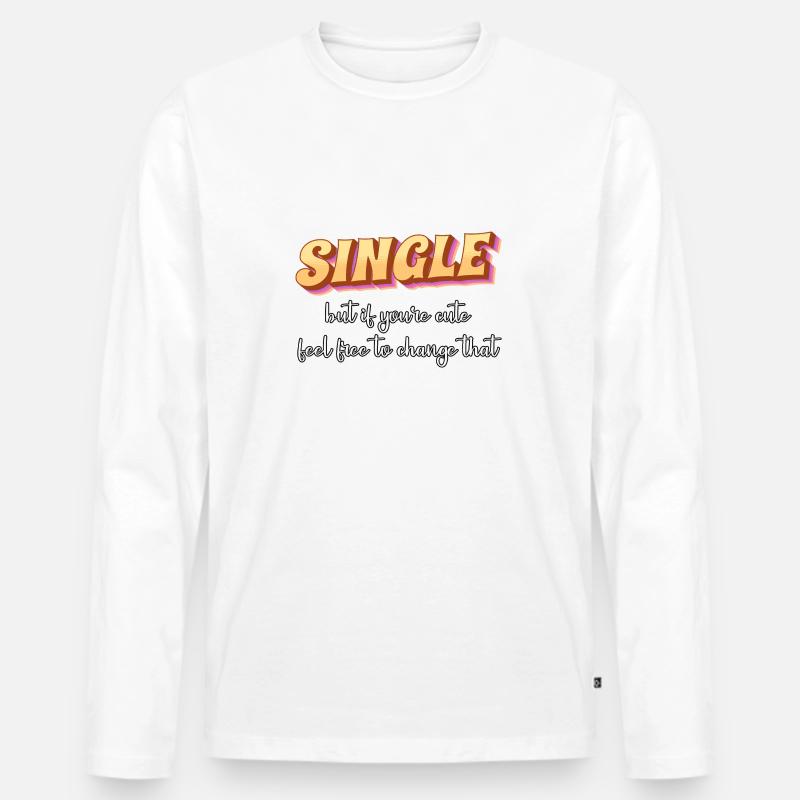 Single - Männer Premium Bio Langarmshirt - undefined