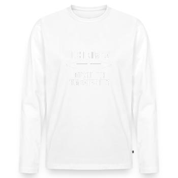 Junggesellenabschied - Männer Premium Bio Langarmshirt - Weiß - Vorne - Nico (187cm)