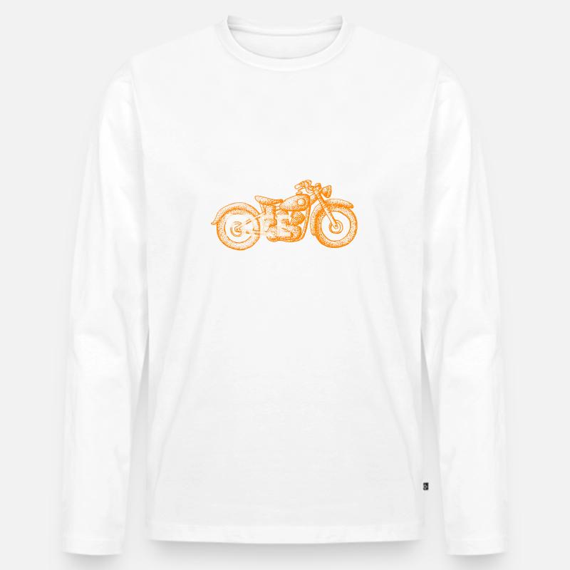 Motorrad Biker - Männer Premium Bio Langarmshirt - undefined
