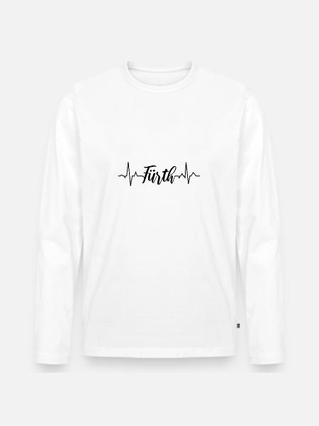ECG Fürth - Men's Premium Organic Long Sleeve Shirt - white