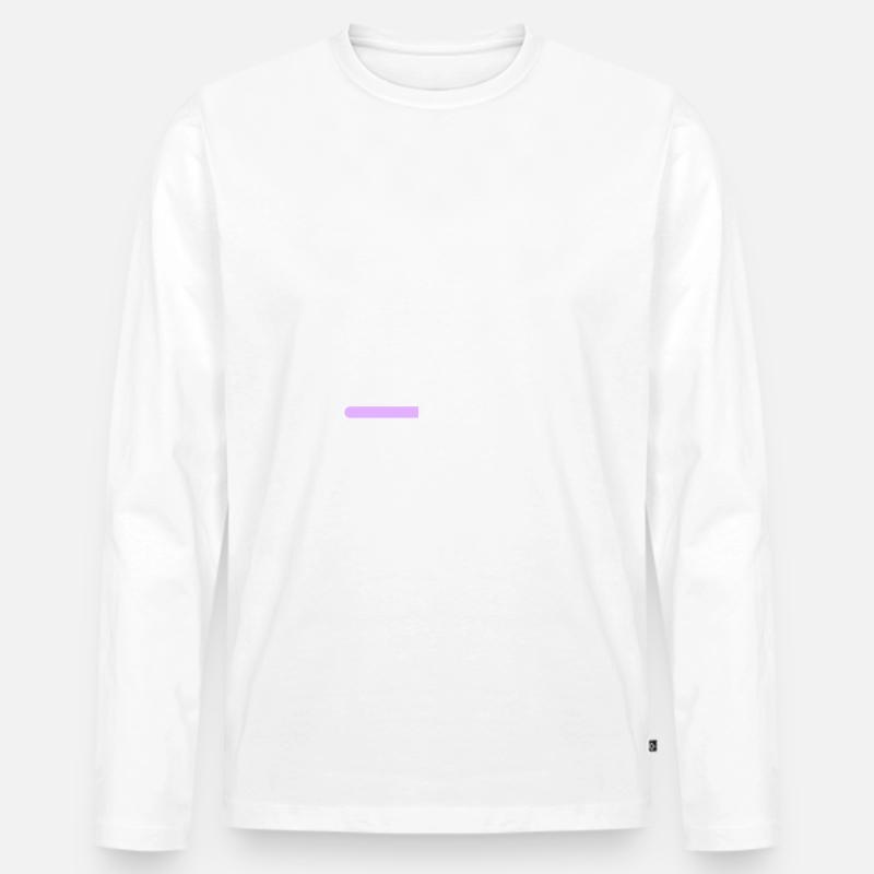 Farmor 2026 schwedisch pink - Männer Premium Bio Langarmshirt - Weiß