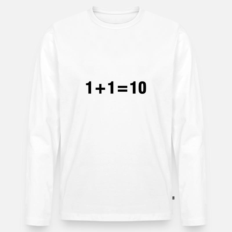 Computer Science Nerd Programming Geek Gift Men's Premium Organic Long Sleeve Shirt