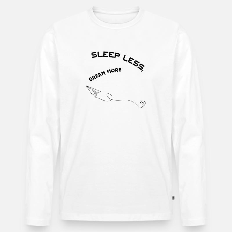 Dream - Männer Premium Bio Langarmshirt - Weiß