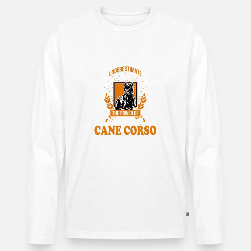 cane corso - Männer Premium Bio Langarmshirt - undefined