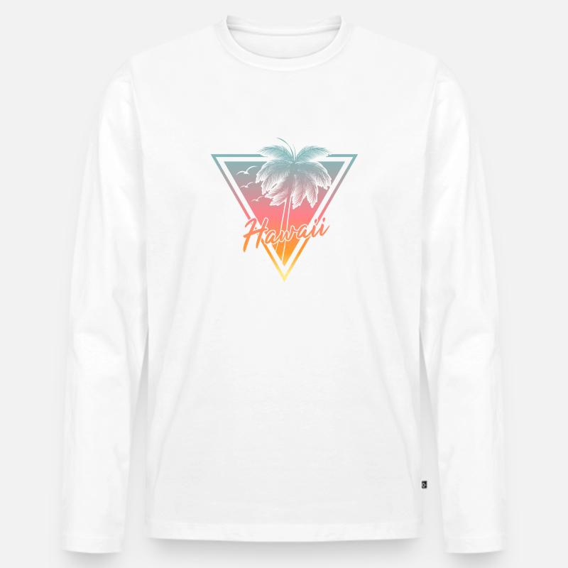 hawaii - Männer Premium Bio Langarmshirt - undefined