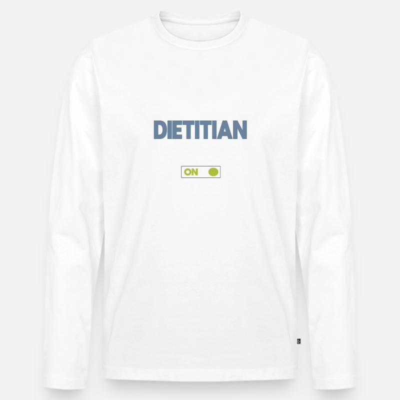 Dietitian-Modus: ON - Männer Premium Bio Langarmshirt - undefined