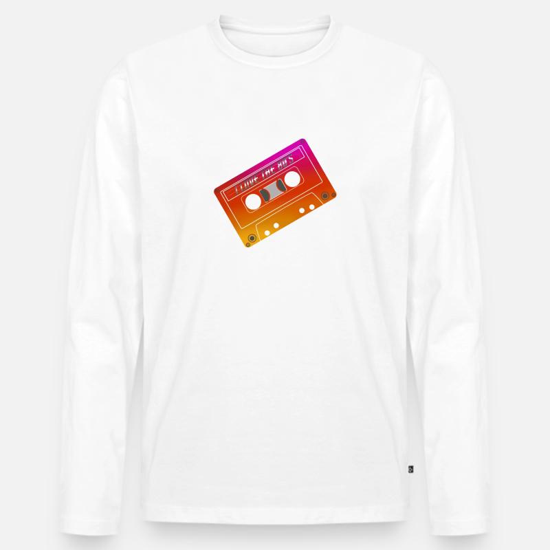 Kassette - Männer Premium Bio Langarmshirt - undefined