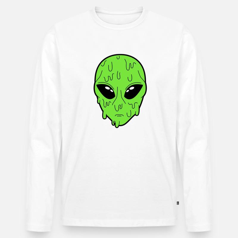 Alien - Männer Premium Bio Langarmshirt - undefined