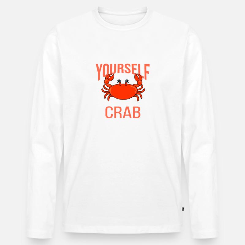 krabbe - Männer Premium Bio Langarmshirt - undefined