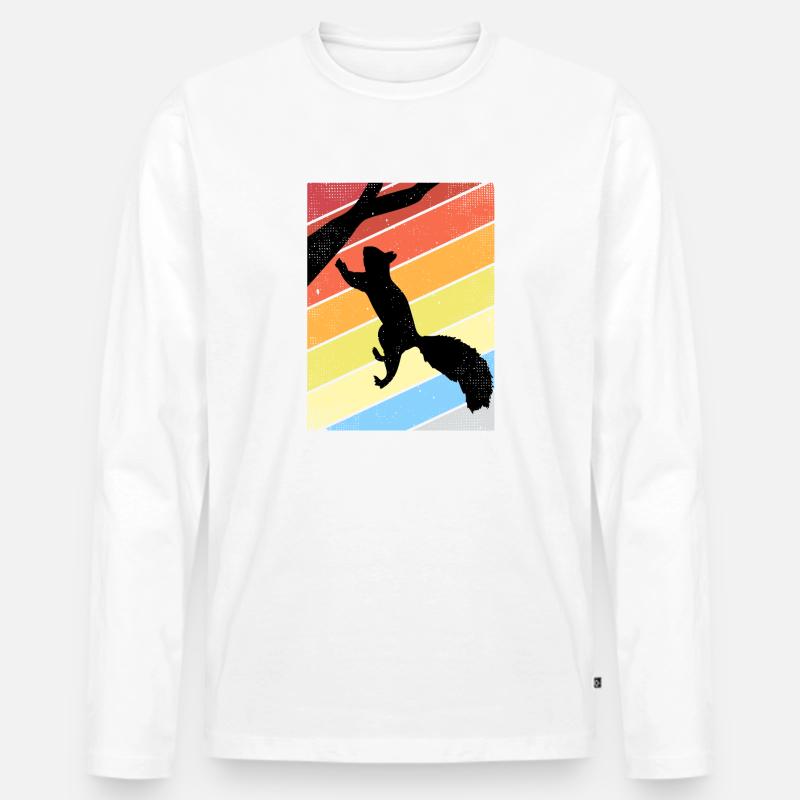Eichhörnchen - Männer Premium Bio Langarmshirt - undefined