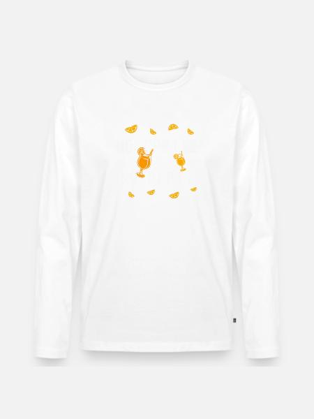 NO SPRITZ NO PARTY - Männer Premium Bio Langarmshirt -