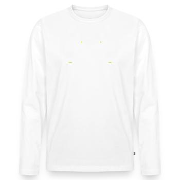 37 ans de perfection / cadeau anniversaire 37 ans - T-shirt manches longues Premium bio Homme - blanc - Devant - Nico (187cm)