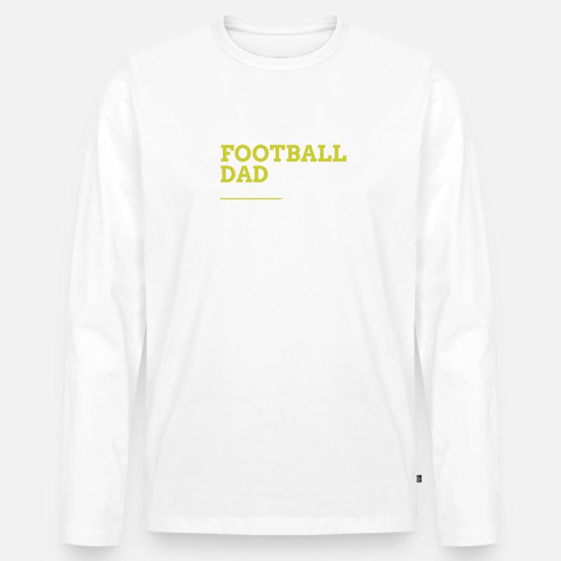 Fußball-Papa - Männer Premium Bio Langarmshirt - undefined